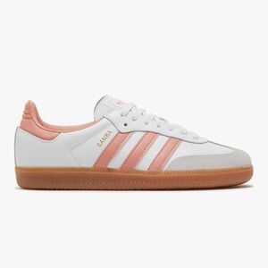 Adidas Women's Samba Og IG5932 - White and Pink Sneakers
